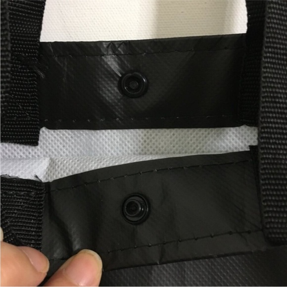 Lululemon 2 Sizes Gift Bags Silver and Black Lululemon Logo This is Yoga Printed - Picture 7 of 15